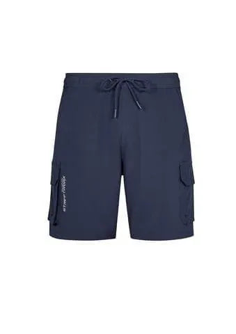 SYZMIK mens streetworx stretch work board short zs240 Work Wear Syzmik Navy XXS
